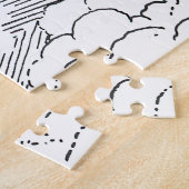  wetenschapscampagne in de wolken legpuzzel (Zijkant)