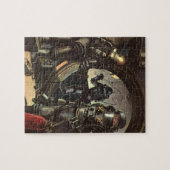  wetenschapscentra op een ruimteruil legpuzzel (Horizontaal)