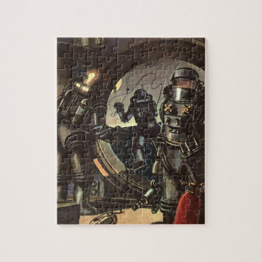  wetenschapscentra op een ruimteruil legpuzzel (Verticaal)