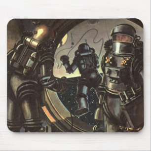 wetenschapscentra op een ruimteruil muismat