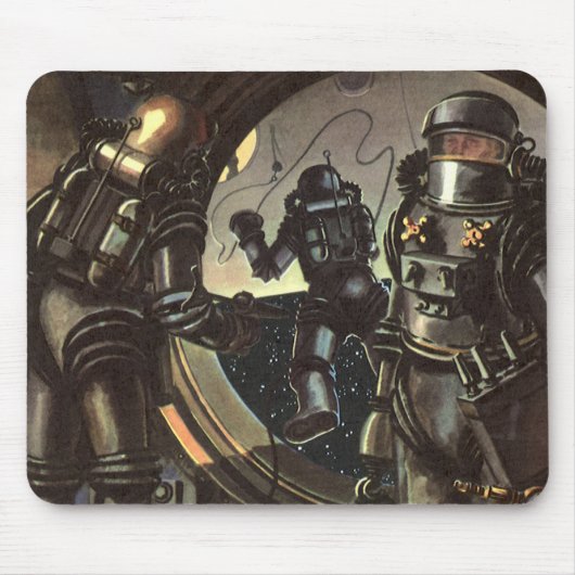  wetenschapscentra op een ruimteruil muismat (Voorkant)