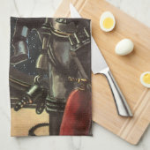  wetenschapscentra op een ruimteruil theedoek (Quarter Fold)