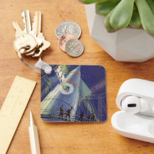  wetenschapscentra op het gebied van raketschild sleutelhanger