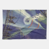 wetenschapscentra op het gebied van raketschild theedoek (Horizontaal)