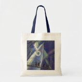 wetenschapscentra op het gebied van raketschild tote bag (Voorkant)