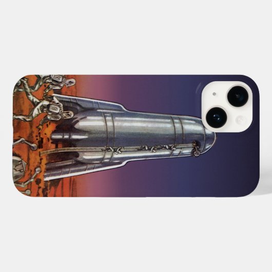  wetenschapscentrum, Astronauts Beetle Aliens Case-Mate iPhone Case (Achterkant (horizontaal))