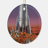 wetenschapscentrum, Astronauts Beetle Aliens Keramisch Ornament (Links)