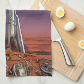 wetenschapscentrum, Astronauts Beetle Aliens Theedoek (Quarter Fold)