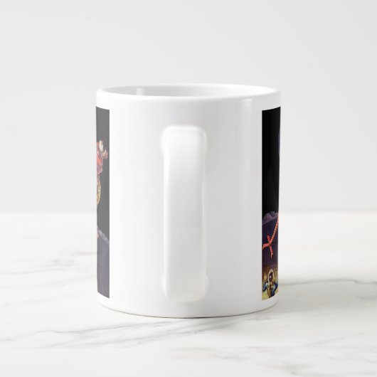 wetenschapscentrum met Alien Robot Jumbo Mok (Achterkant)