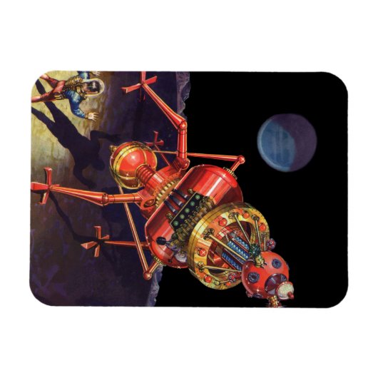 wetenschapscentrum met Alien Robot Magneet (Horizontaal)