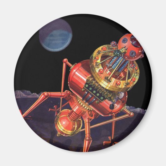 wetenschapscentrum met Alien Robot Magneet (Voorkant)