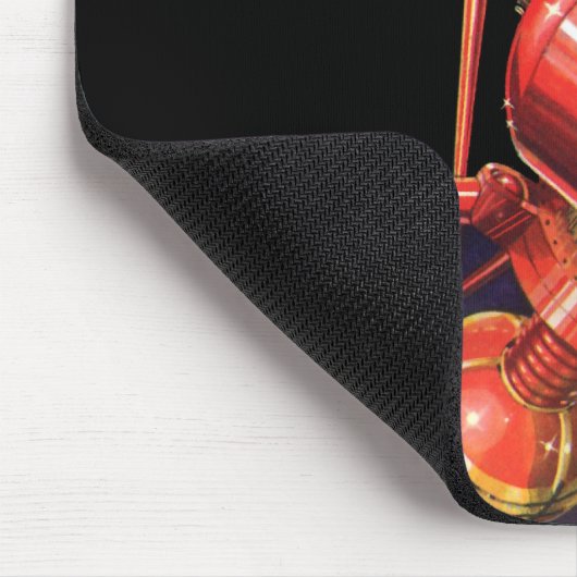 wetenschapscentrum met Alien Robot Muismat (Hoek)