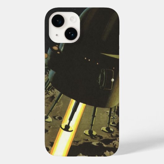 wetenschapscentrum, Rocket landing op maan Case-Mate iPhone Case (Achterkant)