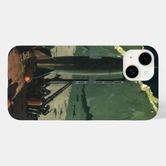  wetenschapscentrum, Rocket on Foreign Planet Case-Mate iPhone Case (Achterkant (horizontaal))