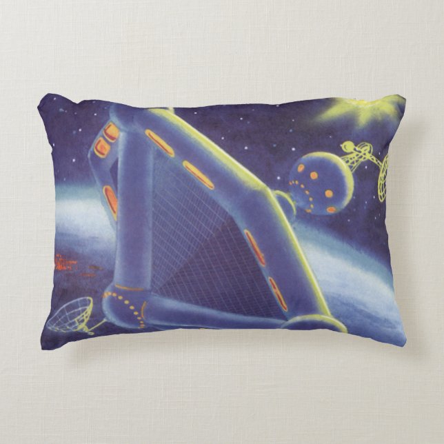 wetenschapscentrum ruimtestation accent kussen (Voorkant)