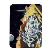 wetenschapscentrum, ruimtestation op de maan magneet (Verticaal)