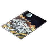  wetenschapscentrum, ruimtestation op de maan notitieboek (Linkerzijde)