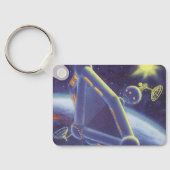 wetenschapscentrum ruimtestation sleutelhanger (Achterkant)