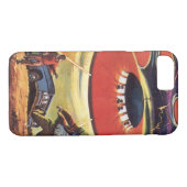  wetenschapscentrum, Sci Fi UFO Alien Invasion Case-Mate iPhone Case (Achterkant (Horizontaal))
