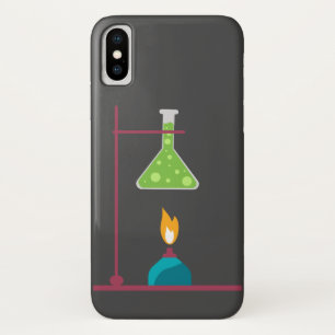 Wetenschapschemie schattige wetenschappelijke appa iPhone x hoesje