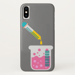 Wetenschapschemie schattige wetenschappelijke appa iPhone x hoesje