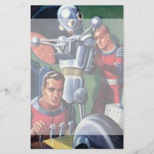  wetenschapsconcultivebureaus die een robot maken briefpapier