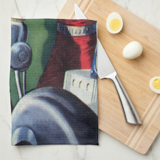 wetenschapsconcultivebureaus die een robot maken theedoek (Quarter Fold)