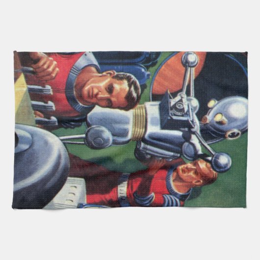  wetenschapsconcultivebureaus die een robot maken theedoek (Horizontaal)