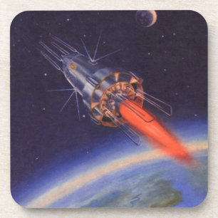  wetenschapscrisis in de ruimte over de aarde bier onderzetter