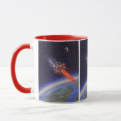 wetenschapscrisis in de ruimte over de aarde mok (Links)