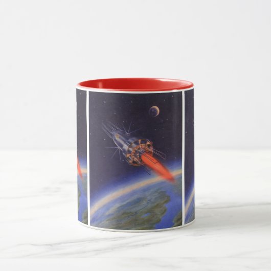  wetenschapscrisis in de ruimte over de aarde mok (Midden)