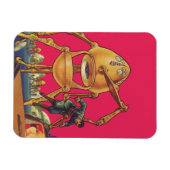 wetenschapscultuur Alien Robot vangt Man Magneet (Horizontaal)