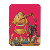 wetenschapscultuur Alien Robot vangt Man Magneet (Verticaal)