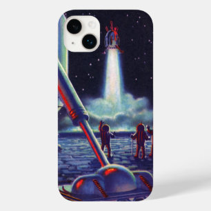  wetenschapscultuur Aliens Wave to Rocket Case-Mate iPhone 14 Plus Hoesje