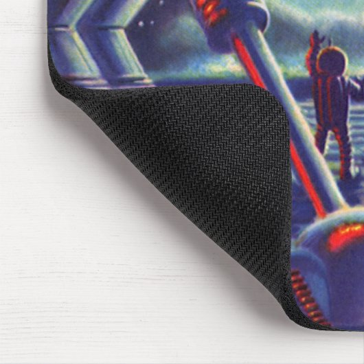 wetenschapscultuur Aliens Wave to Rocket Muismat (Hoek)