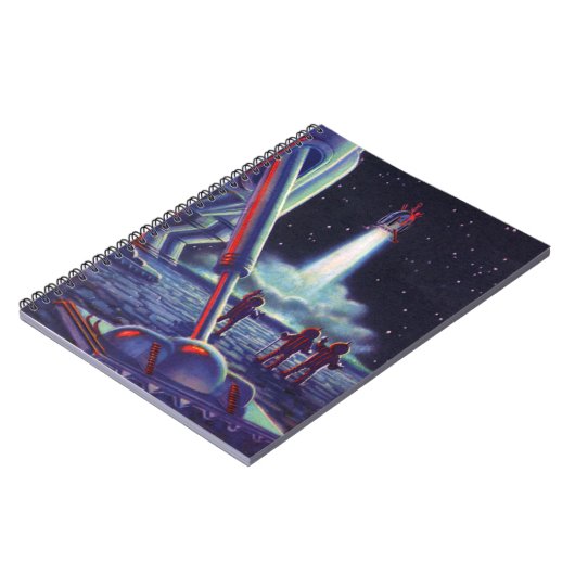  wetenschapscultuur Aliens Wave to Rocket Notitieboek (Linkerzijde)
