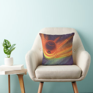  wetenschapscultuur, gloeiende raketten in de ruim kussen