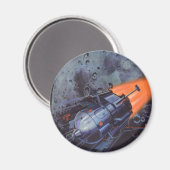  wetenschapscultuur, raketafslag magneet (Voorkant / Achterkant)