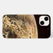  wetenschapscultuur, raketschild over de maan Case-Mate iPhone case (Achterkant (horizontaal))