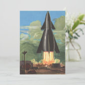 wetenschapscultuur, Rocket Blasting off Earth (Staand voorkant)