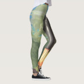  wetenschapscultuur, Rocket Blasting off Earth Leggings (Rechts)