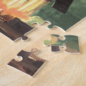 wetenschapscultuur, Rocket Blasting off Earth Legpuzzel (Zijkant)