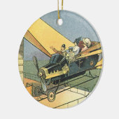 wetenschapscyclus Steampunk Converteerbare auto Keramisch Ornament (Links)