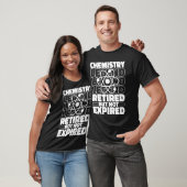 Wetenschapsdocent chemist in ruste t-shirt (Unisex)