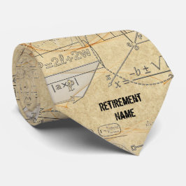 Wetenschapsdocent Wiskunde Pensionering op persoon Stropdas