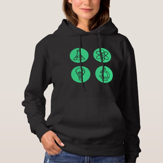 Wetenschapselementen Hoodie (Voorkant)