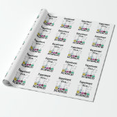 Wetenschapsexperiment Het is een wetenschap Cadeaupapier (Uitgerold)