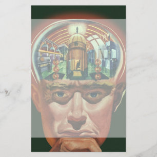  Wetenschapsfiche, Alien Brain in Laboratory