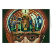  Wetenschapsfiche, Alien Brain in Laboratory (Voorkant Horizontaal)