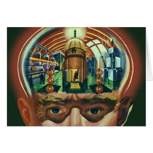 Wetenschapsfiche, Alien Brain in Laboratory (Voorkant Horizontaal)